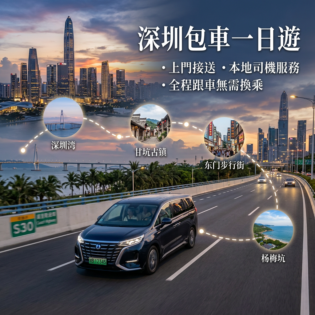 深圳市区一日游包車10小时