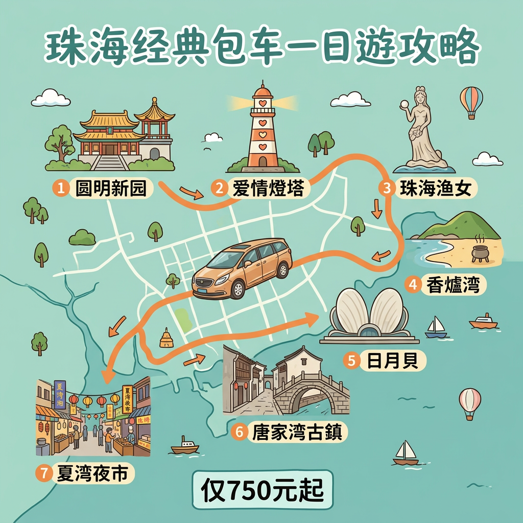 珠海一日游包車10小时