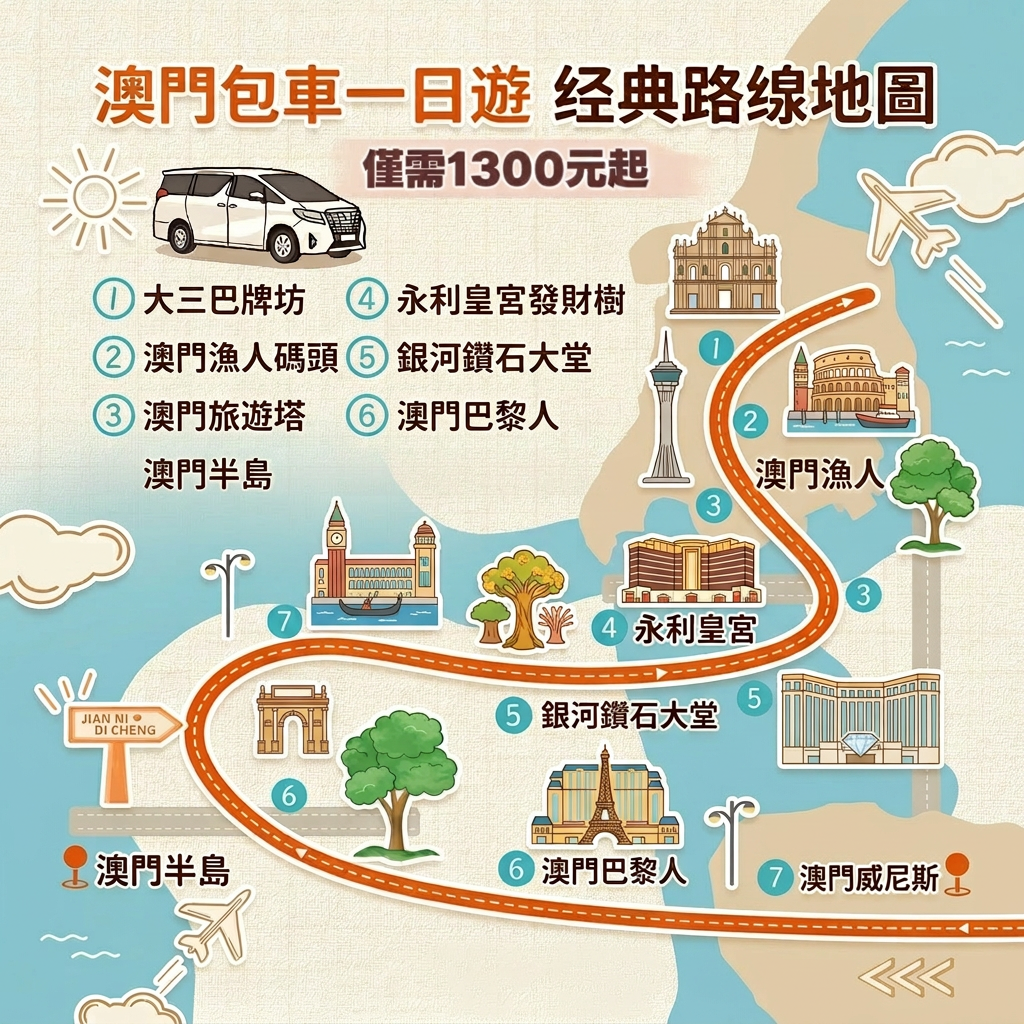 香港澳门一日游包車5小时