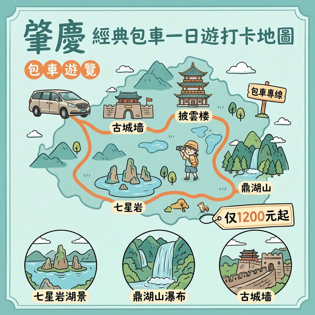 肇庆一日游包車10小时